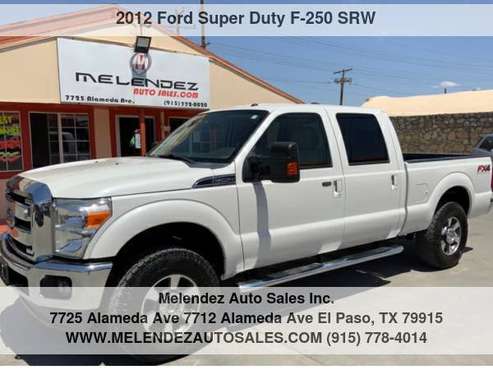 2012 Ford Super Duty F-250 SRW 4WD Crew Cab 156 Lariat - cars & for sale in El Paso, TX