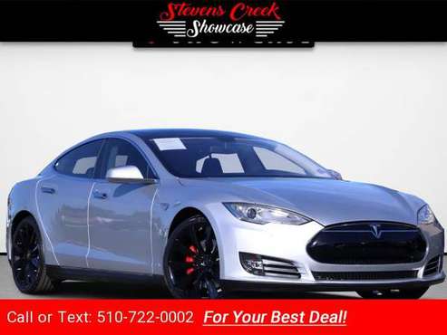 2014 Tesla Model S P85 hatchback Silver Metallic - cars & trucks -... for sale in San Jose, CA