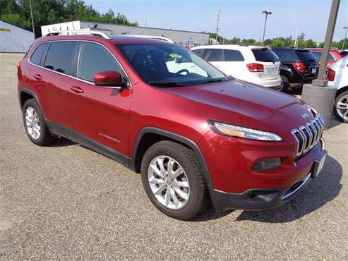 2015 JEEP CHEROKEE LIMITED 4X4 3.2L 6 cyl 39297 miles for sale in Wautoma, WI