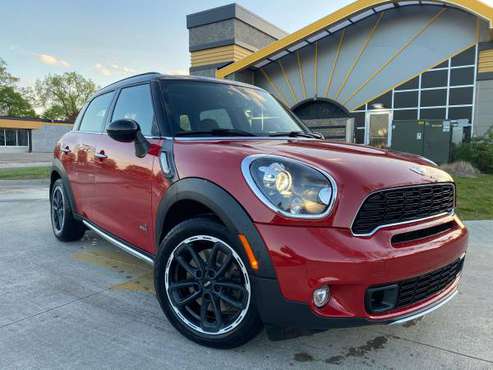 2016 Mini Cooper Countryman-S-John Cooper Works - Red - ALL4-Leather for sale in Belleville, MI