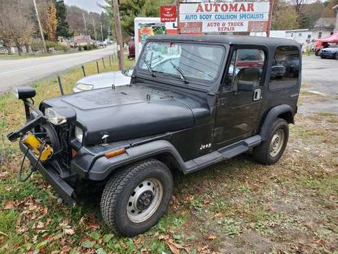 1998 JEEP WRANGLER 4X4 W/6 1/2FT MEYERS PLOW for sale in Cold Spring, NY