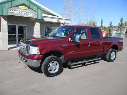 2006 ford f250 f-250 diesel lariat out state crew short box 4x4 4wd... for sale in Forest Lake, WI