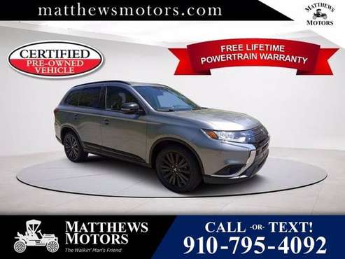 2020 Mitsubishi Outlander LE S-AWC w/3rd Row Sunroof - cars & for sale in Wilmington, NC