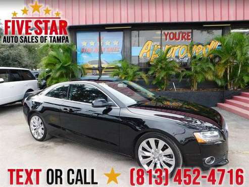 2012 Audi A5 Premium Plus AS LOW AS 1500 DOWN! W,A,C AS LOW 2.9% for sale in TAMPA, FL