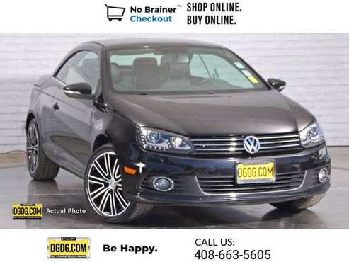 2013 VW Volkswagen Eos Sport Convertible Black Pearl for sale in San Jose, CA