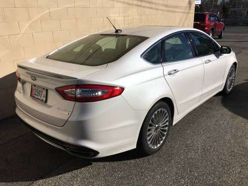 2014 Ford Fusion Titanium w/ Eco Boost, Sunroof and Leather. - cars... for sale in Peabody, MA