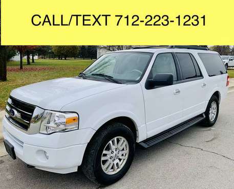 2011 FORD EXPEDITION EL XLT 4WD! SEATING FOR 8!! - cars & trucks -... for sale in Le Roy, WI