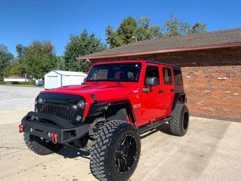 2014 JEEP WRANGLER UNLIMITED SPORT LIFTED (258140) for sale in Newton, IL