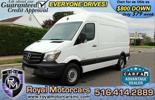 2014 MERCEDES SPRINTER 2500 144 WB CARGO DIESEL VAN WE FINANCE ALL!!! for sale in Uniondale, NY