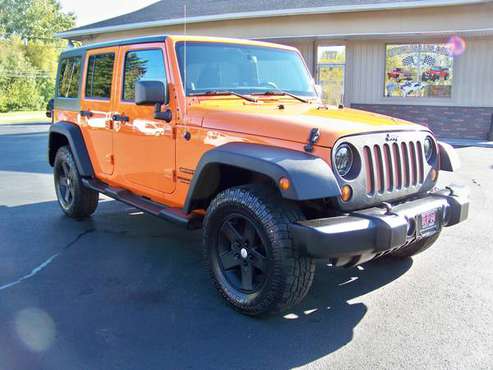 2013 JEEP WRANGLER UNLIMITED SPORT 4X4 *HARD & SOFT TOP*REMOTE... for sale in Mogadore, OH
