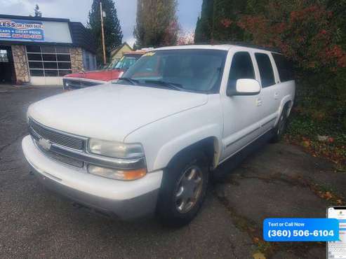 2002 Chevrolet Chevy Suburban 1500 LS 4WD 4dr SUV - cars & trucks -... for sale in Mount Vernon, WA