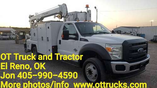 2012 Ford F-550 6500lb Maintainer Crane Miller Enpak Pump, Air Comp,... for sale in Oklahoma City, OK