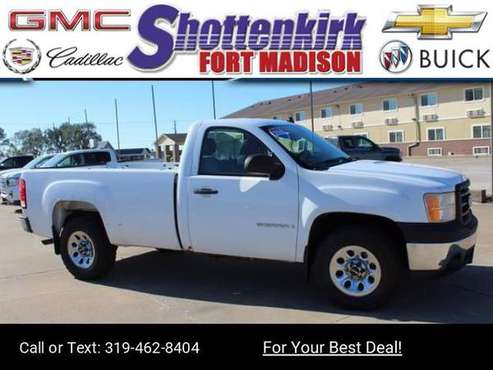 2008 GMC Sierra 1500 Work Truck pickup White - cars & trucks - by... for sale in Fort Madison, IA