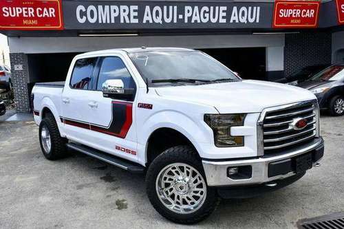 2016 Ford F150 SuperCrew Cab XLT Pickup 4D 5 1/2 ft NO CREDIT CHECK... for sale in Miami, FL