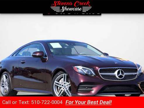 2019 Mercedes-Benz E 450 RWD Coupe coupe Rubellite Red - cars & for sale in San Jose, CA
