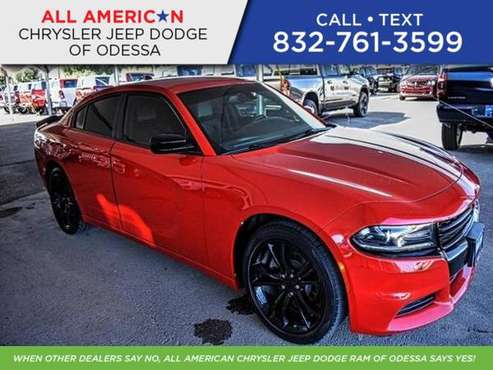 2016 Dodge Charger 4dr Sdn SXT RWD for sale in Odessa, TX