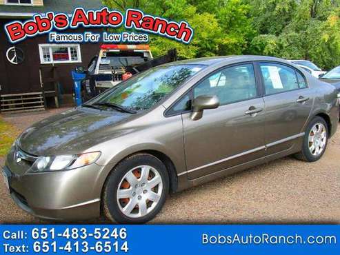 2008 Honda Civic Sdn 4dr Auto LX - cars & trucks - by dealer -... for sale in Lino Lakes, MN