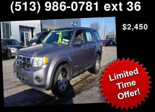 2008 Ford Escape Xls - cars & trucks - by dealer - vehicle... for sale in Milford, OH