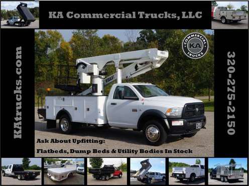 2012 Dodge Ram 5500 ST - 50ft Bucket Tuck - 4WD 6.7L I6 Cummins - Ford for sale in Dassel, MO