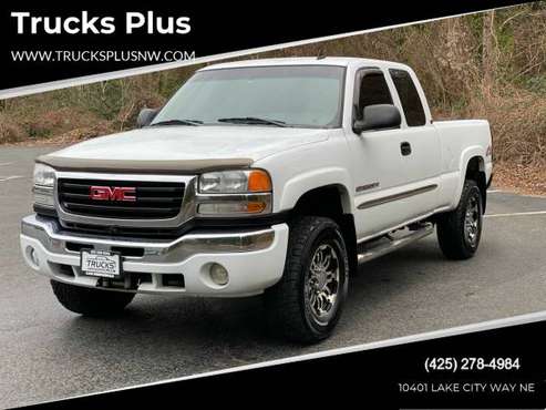 2006 GMC Sierra 2500HD 4x4 4WD Truck SLT 4dr Extended Cab SB - cars for sale in Seattle, WA