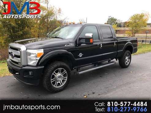 2016 Ford F-350 SD Platinum Crew Cab 4WD - cars & trucks - by dealer... for sale in Flint, MI