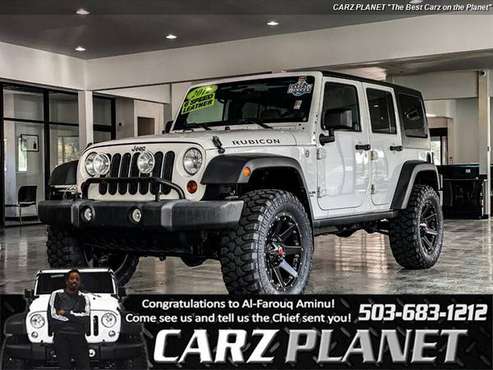 2012 Jeep Wrangler 4x4 4WD Unlimited Rubicon BRAND NEW LIFT WHEELS TIR for sale in Gladstone, OR