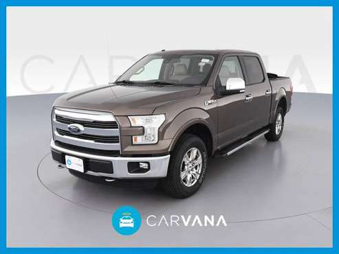 2015 Ford F150 SuperCrew Cab Lariat Pickup 4D 6 1/2 ft pickup Brown for sale in Asheville, NC