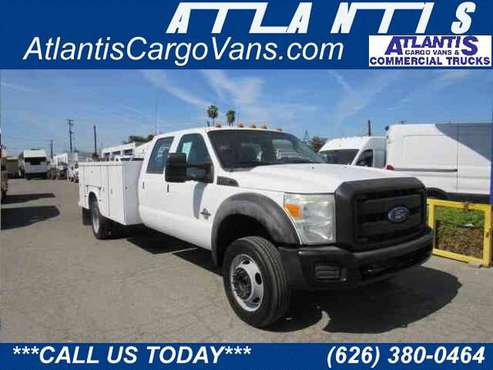 2012 FORD F550 Crew Cab 12 UTILITY TRUCK, 6 7L, Diesel, - cars & for sale in LA PUENTE, CA