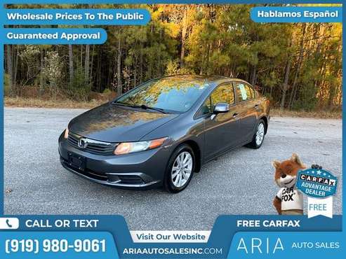 2012 Honda Civic EX-L - - by dealer - vehicle for sale in Raleigh, NC