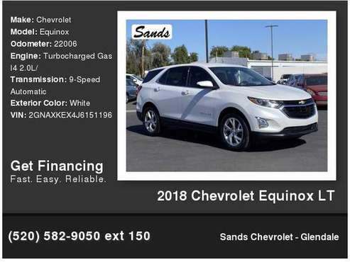 2018 Chevrolet Chevy Equinox **Call/Text - Make Offer** - cars &... for sale in Glendale, AZ