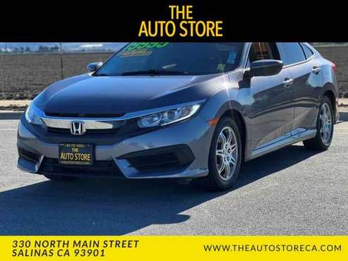 2016 Honda Civic Sedan LX sedan Gray - - by dealer for sale in Salinas, CA