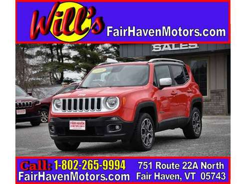 2016 Jeep Renegade Limited 4x4 4dr SUV - SUV - cars & trucks - by... for sale in Fair Haven, NY
