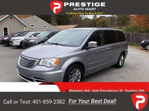 2013 Chrysler Town and Country Touring-L van Silver - cars & trucks... for sale in Westport, RI