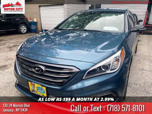 CERTIFIED 2015 HYUNDAI SONATA SPORT! CLEAN! LEATHER! KEYLESS ! RIMS!... for sale in Jamaica, NY