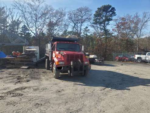 1995 International 4900 Dump Truck with Plow and Sander - cars &... for sale in Plymouth, MA