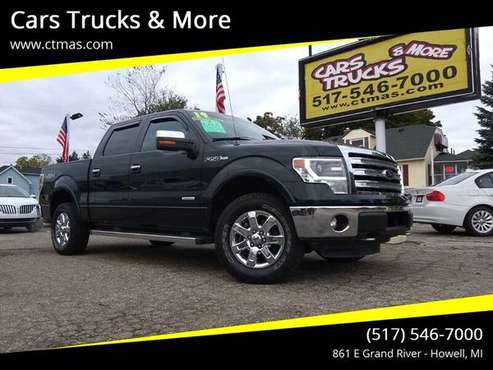 Beautiful ! 2014 Fod F150 Lariat Supercrew 4WD ~ We Finance !! for sale in Howell, MI