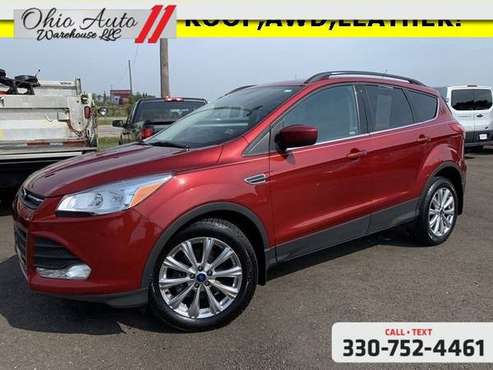 2014 Ford Escape SE AWD Pano Roof Leather EcoBoost We Finance for sale in Canton, WV
