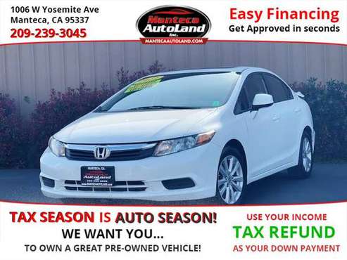 2012 HONDA CIVIC EX - - by dealer - vehicle automotive for sale in Manteca, CA