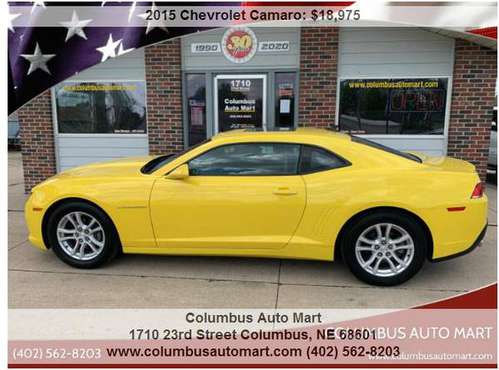 2015 Chevrolet Camaro LT Coupe - - by dealer - vehicle for sale in Columbus, NE