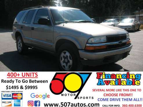 2002 Chevrolet Blazer 4dr 4WD LS - - by dealer for sale in Roy, WA