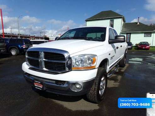 2006 Dodge Ram 2500 ST Quad Cab 4WD Call/Text for sale in Olympia, WA