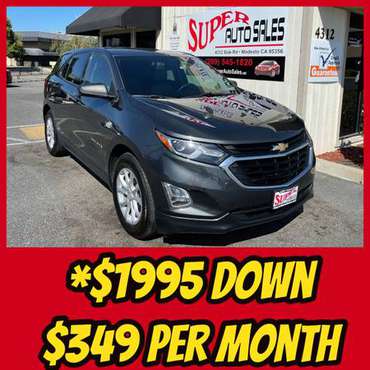 1995 Down & 349 Per Month this DURABLE 2018 CHEVY EQUINOX LS SUV! for sale in Modesto, CA