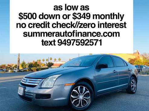 28-MPG BAD CREDIT NO CREDIT LOW DOWN FORD FUSION GAS SAVER - cars &... for sale in Costa Mesa, CA