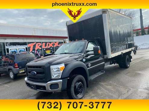 2014 Ford F-550 F550 F 550 DIESEL 14FT BOX TRUCK liftgate - cars for sale in south amboy, NJ