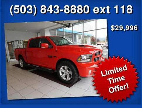 2016 RAM 1500 Sport **We Offer Financing To Anyone the Law Allows** for sale in Milwaukie, OR