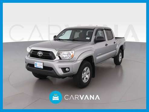 2015 Toyota Tacoma Double Cab PreRunner Pickup 4D 5 ft pickup Silver for sale in Zanesville, OH