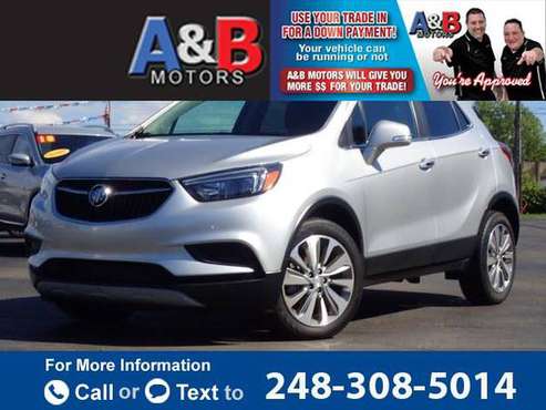 2017 Buick Encore Preferred suv Silver - cars & trucks - by dealer -... for sale in Waterford Township, MI