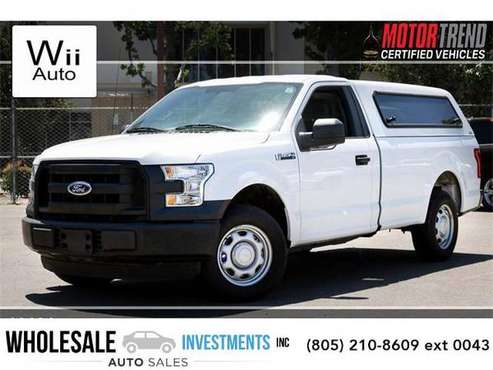 2016 Ford F150 F150 F 150 F-150 truck XL (White Platinum for sale in Van Nuys, CA