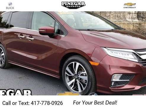 2018 Honda Odyssey Elite van Maroon - cars & trucks - by dealer -... for sale in Branson, MO