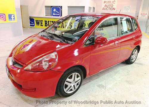 2007 *Honda* *Fit* *5dr Hatchback MT* Red - cars & trucks - by... for sale in Woodbridge, District Of Columbia